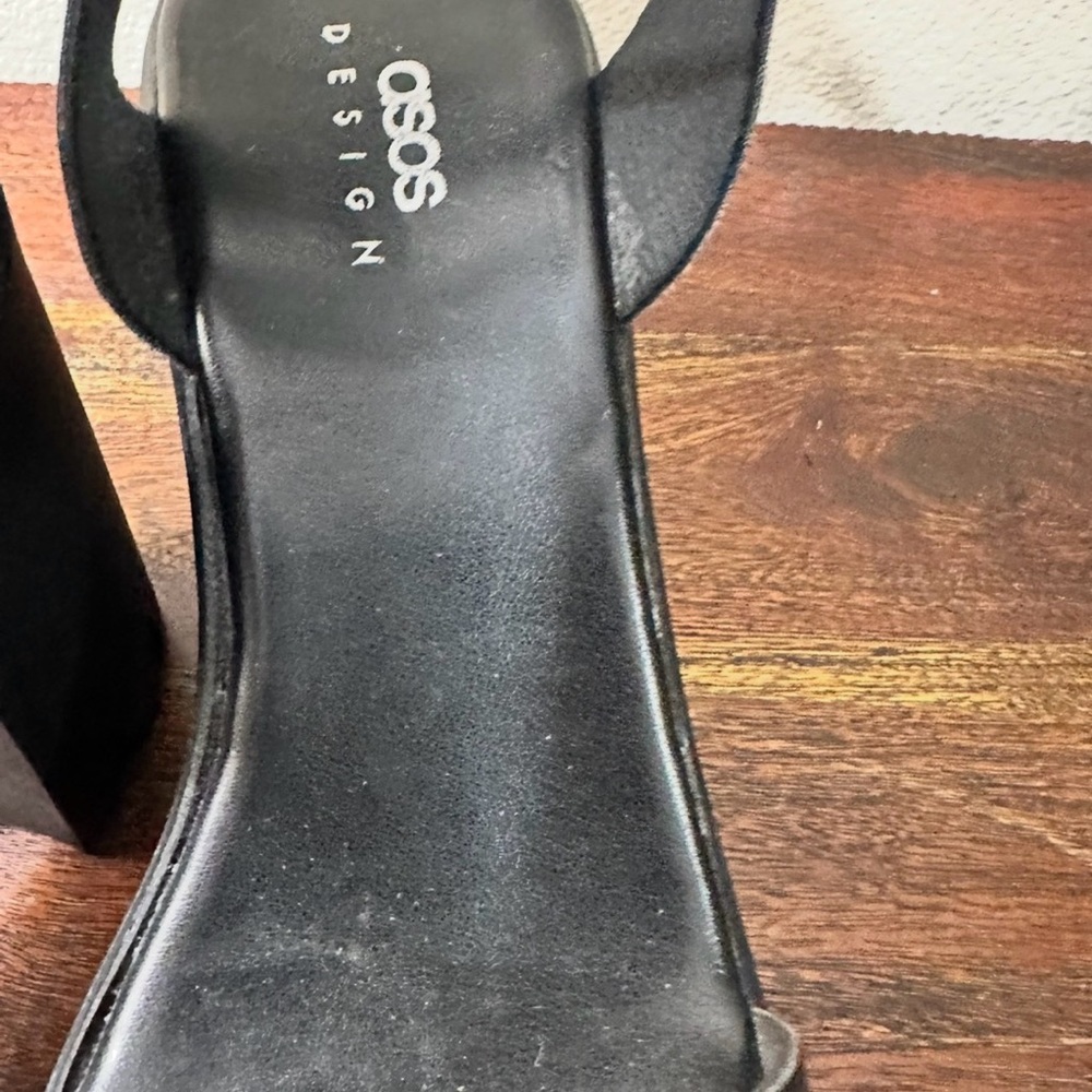 Women's Asos Black Platform Sandals size 8 - Picture 4 of 7